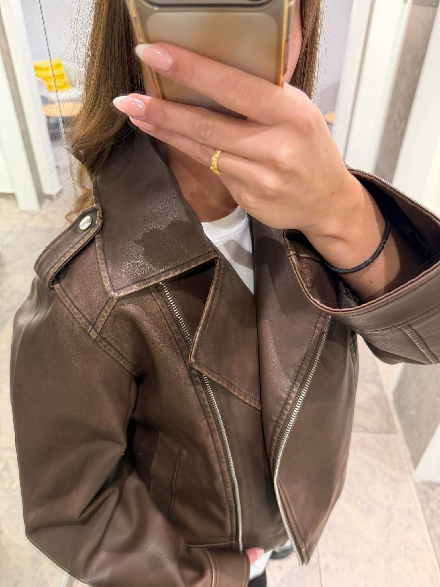 PCJOSIE Biker - Hot Fudge